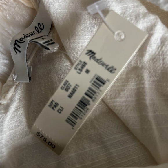 Madewell cream color top. - Picture 7 of 8